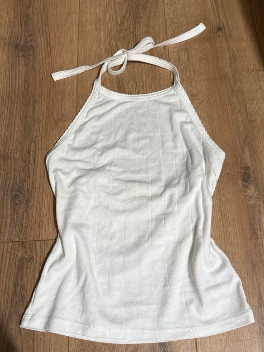 American Eagle White Halter Top